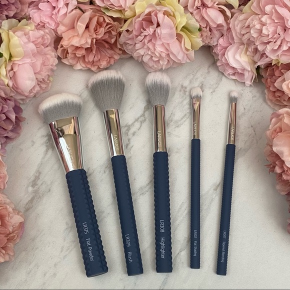 Laruce Beauty 5 Pcs Face Makeup Brush Set with Bag - Picture 7 of 14